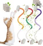 Bent Cat Rope Toy, Pet Chew Toys, Interactive Tease Toys for Cats and Kittens, Bite-Proof Playthings, Cotton Rope Kitten Toys Dental Care Stress Relief Pet Supplies (Extra Large 3 Pack) - Image 9