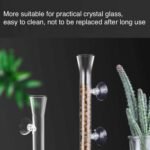 Shrimp Feeding Tube and Dish,Clear Crystal Glass Shrimp Feeder Tube Tray for Fish Tank Aquarium Shrimp (10") - Image 5