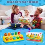Interactive Pop up Animal Toys with Music & Light, Montessori Cause and Effect Toys for 1 Year Old Boy Girl Early Learning Musical Baby Toys 12 Months STEM Toddler Toys Age 1-2 Gift for Infant - Image 7