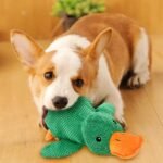 Dog Calming Duck Toy, 2026 New Interactive Plush Duck Toy with Quack Sound and Crazy Crinkle for Dogs Keep Busy, Soft Stuffed Calming Pillow for Puppy Reduce Boredom (Yellow-S) - Image 4