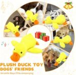 Dog Calming Duck Toy, 2026 New Interactive Plush Duck Toy with Quack Sound and Crazy Crinkle for Dogs Keep Busy, Soft Stuffed Calming Pillow for Puppy Reduce Boredom (Yellow-S) - Image 7