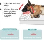 Laifug Orthopedic Memory Foam Extra Large Dog Bed with Pillow and Durable Water Proof Liner & Removable Washable Cover & Smart Design (Large (46"x28"x8"), Blue) - Image 5