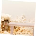 Toyvian Hamster Platform Wooden Board 25x15x13.5cm Thick Bite-Resistant Pet Climbing Toy for Cage Playground - Image 4