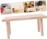Toyvian Hamster Platform Wooden Board 25x15x13.5cm Thick Bite-Resistant Pet Climbing Toy for Cage Playground - Image 9