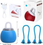 Interactive Dog Toys Ball, Moving Dog Toy for Boredom, Automatic Rolling Ball, Motion Activated Automatic Toys for Puppy/Small/Medium Dogs, USB Charging, Birthday for Dogs (Blue) - Image 8