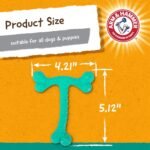 Arm & Hammer for Pets Ora-Play T-Bone Dental Chew Toy for Dogs -(Pack of 2(| Best Dog Chew Toy for The Toughest Chewers | Reduces Plaque & Tartar Buildup Without Brushing, Peanut Butter Flavor - Image 6