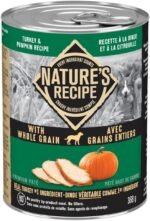 Nature's Recipe Paté Whole Grain Wet Dog Food Turkey & Pumpkin Recipe 368g (Pack of 12) - Image 4