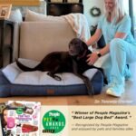 Bedsure SupportMax Orthopedic Dog Bed Medium Size Dog - Extra Thick Supportive Medium Dogs Beds with Waterproof Washable Cover, Comfort Pet Bed Sofa with Soft Sherpa and Nonskid Bottom, Brown, 35" - Image 3