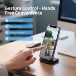 Smart Ring Health Tracker, Health Rings for Women & Men, Long-Lasting Battery Sleep Rings, Fitness & Sleep Monitor Compatible with iOS & Android, No Subscription Required (Gold, 8) - Image 3