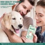 Steamed Chicken Breast Pet Snacks - Natural, High Protein,Suitable for Dogs and Cats, 160g/5.64oz，4Pcs/1Pack - Image 8
