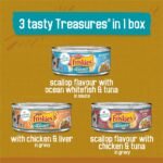 Friskies Tasty Treasures Wet Cat Food, Poultry & Fish Combo Variety Pack 3 Flavours - 156 g Can (24 Pack) - Image 8
