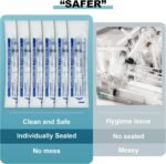 12PCS 20ML Plastic Sterile Syringe with Cap and Tubes 2*50cm Disposable Individual Wrap Syringe without Needles for Scientific Labs Feeding Pet Measuring Liquids and Glue Applicator - Image 5