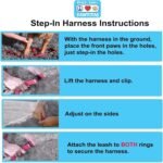 Pawtitas Reflective Step-in Dog Harness – Adjustable No-Pull Vest for Puppies to Seniors, Safe & Comfortable, S Teal - Image 8