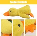 Dog Calming Duck Toy, 2026 New Interactive Plush Duck Toy with Quack Sound and Crazy Crinkle for Dogs Keep Busy, Soft Stuffed Calming Pillow for Puppy Reduce Boredom (Pink, S) - Image 7