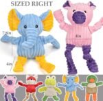 5 Pack Dog Toys Stuffed Squeaky Dog Toys Assortment Plush Animal Dog Toy Value Bundle Puppy Pet Dog Toys for Small Medium Large Dogs - Image 3