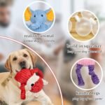 5 Pack Dog Toys Stuffed Squeaky Dog Toys Assortment Plush Animal Dog Toy Value Bundle Puppy Pet Dog Toys for Small Medium Large Dogs - Image 4