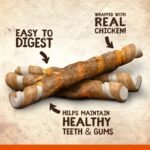 Zoe Better Than Rawhide Twists for Dogs, Peanut Butter Flavor, 12 Pack (5.2 oz) - Image 4