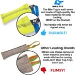 New Dog Bite Tug Toy - Extra Tough, Durable, Interactive Toys For Medium to Large Dogs by Bull Fit - Best For Tug of War, Fetch & Puppy Training! - Safe Fire Hose Dog Tug with Strong Handle, It Floats - Image 6