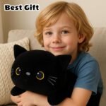 SQEQE Black Cat Mommy Stuffed Animal with 4 Babies Cat in her Tummy, Cute Black Cat Plush Toys for Kids, Gifts Ideal for Christmas, Valentine's, Birthday - Image 9