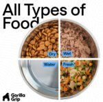 GORILLA GRIP Stainless Steel Metal Dog Bowl Set of 2, Rubber Base, Heavy Duty, Rust Resistant, Food Grade BPA Free, Less Sliding, Quiet Pet Bowls for Cats and Dogs, Holds 2 Cups (16 fl oz), Turquoise - Image 7