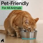 GORILLA GRIP Stainless Steel Metal Dog Bowl Set of 2, Rubber Base, Heavy Duty, Rust Resistant, Food Grade BPA Free, Less Sliding, Quiet Pet Bowls for Cats and Dogs, Holds 2 Cups (16 fl oz), Turquoise - Image 10