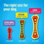 Hartz Chew 'n Clean Dental Duo Dog Treat & Chew Toy, Color Varies, Extra Small, 6 Count - Image 5