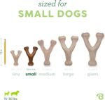 Benebone Wishbone Durable Dog Chew Toy for Aggressive Chewers, Real Bacon, Made in USA, Small - Image 5