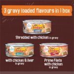 Friskies Gravy Pleasers Wet Cat Food, Chicken Variety Pack 3 Flavours - 156 g Can (24 Pack) - Image 8