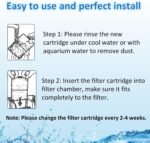 16 Pack PF-S Aquarium Filter Cartridges for Top Fin Silenstream PF10 Power Filters, Replacement Aquarium Carbon Fish Tank Filter Cartridges - Image 6