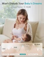 Paruu Hands Free Breast Pump P16, Wearable Breast Pump Electirc Portable with 4 Modes & 12 Levels, Max 309mmHg Strong Suction 19/21/24mm Flange Inserts Wearable Breastfeeding Pump, 2 Pack（Nude - Image 8