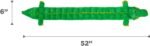 Outward Hound Squeaker Matz Plush Gator Dog Toy, XXL - Image 8