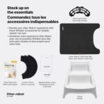 Litter-Robot 4 Ramp by Whisker, White - Cat Ramp for Litter Box, Custom Fit for Litter-Robot 4, Non-Slip Rubber Feet, Suitable for Small & Elderly Cats, Made in USA - Image 7