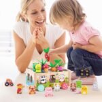 Montessori Wooden Toddler Toys for 1 2 3 Years Old Boys Girls, Shape Sorting Toys First Birthday Gifts for 1-2 Years, Wood Animal Farm Car Preschool Educational Fine Motor Skills Toy - Image 8