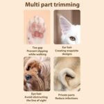 Saffory Electric Dog Trimmer With LED Light - Waterproof, Rechargeable, Low Noise Pet Hair Clipper for Paws - Image 7
