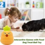 Dog Squeaky chew Toys for Dogs who Like to chew, Rubber Carrot Tumbler Dog Toys for Training and Cleaning, Durable Interactive Tough Dog Toys for Medium and Large Dogs - Image 5