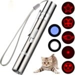 Cat Interactive Toys, Cat Chasing Toys, Pet Toys for Indoor Kitten Play Chase Exercise, USB Recharge, Cat Toy for Indoor, Cat Mouse Toys Wand Light Pet Interactive Toys - Image 3