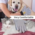 Marchul Cat Gloves Grooming, Pet Grooming Glove, Dog Hair Remover Glove, Pet Glove Brush for Cat, Dog, Horse with Long, Short Hair, 1 Pair - Image 6