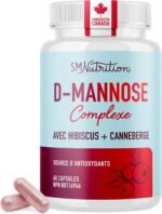 D Mannose Capsules | 1000mg [High Potency] D-Mannose & Cranberry Pills for Urinary Tract Treatment with Cranberry Supplement, Dandelion & Hibiscus | D-Mannose UTI Support | Made in Canada | 60 Ct. - Image 9