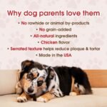 N-Bone 700415 Get Naked Grain Free 1 Pouch 6.2 oz Digestive Health Dental Chew Sticks, Small - Image 3