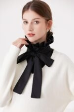 YEKEYI Women Fake Collar Shirt Versatile Accessories Victorian Collar Half Shirt Collar False Sleeve Cuffs - Image 4