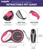 Emperor Pets 8m Retractable Dog Leash for Large Dogs - Holds up to 50KG, Long Dog Leash for Big Dogs, Heavy Duty Dog Leash Retractable, Dog Leashes for Large Breed Dogs -PK26 - Image 3