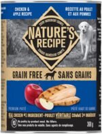 Nature's Recipe Paté Grain Free Natural Wet Dog Food Chicken & Apple Recipe 368g (Pack of 12) - Image 3