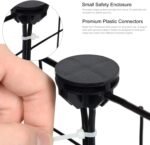 LIVINGbasics Pet Dog Playpen, Small Animal Cage Indoor Portable Metal Wire Yard Fence for Small Animals,14 Panels (14" x 14") - Image 5