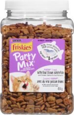 Friskies Party Mix Cat Treats | Gravy-Licious Turkey & Gravy Crunch + Kahuna Crunch (454g Canisters) - Image 6