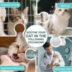Cat Calming Treats, Calm Chews for Cats to Relieve Anxiety, Stress & Prevent Bites, Perfect for Travel, Boarding & Veterinary Visits, Soothing Calming Care for Indoor Cats 7.41 OZ - Image 5