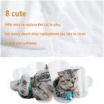 8 Pcs Cat Mouse Toys，Catnip Toys for Indoor Cats ，Plush Cat Chew Toys Teething Interactive Catnip Filled Kitten Toy Soft Pet Toy - Image 3
