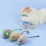 8 Pcs Cat Mouse Toys，Catnip Toys for Indoor Cats ，Plush Cat Chew Toys Teething Interactive Catnip Filled Kitten Toy Soft Pet Toy - Image 6