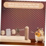 POPETPOP Springboard Molars Wooden Hamster Platform Molar Toys for Grinding Teeth Playthings - Image 5