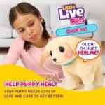 Little Live Pets Ouchies - Cooper The Retriever Puppy|Transform from Injured to Healed Like a Vet. Make a Real Cast. Walking Puppy with Carrier (35cm/13.8in Tall). Repeat Play. 50+ Sounds & Reactions - Image 3