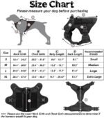 rabbitgoo Tactical Dog Harness for Large Dogs Breed, No Pull Adjustable Military Pet Service Vest with Molle Loop Panels and Easy Control Handle for Training Hunting Walking Hiking, Black, L - Image 3